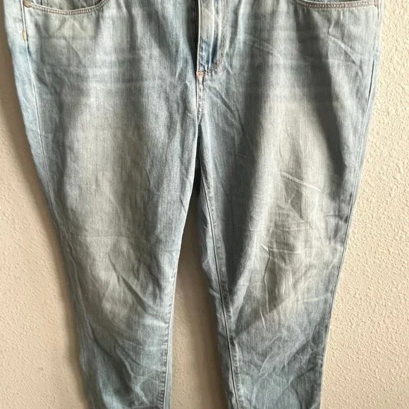 NWT Paige Jimmy Jimmy Crop Light Wash Jeans Size 30 - Picture 4 of 12